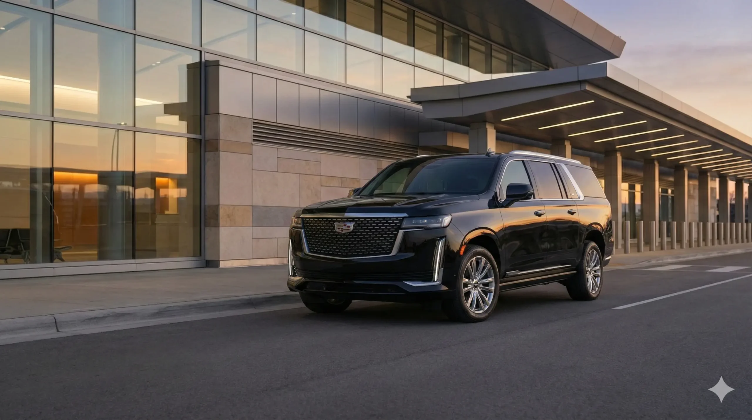 Crown Concierge luxury SUV — Frisco airport car service to DFW