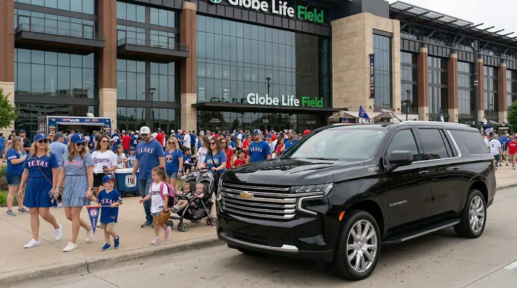 Crown Concierge executive car service in Arlington, TX