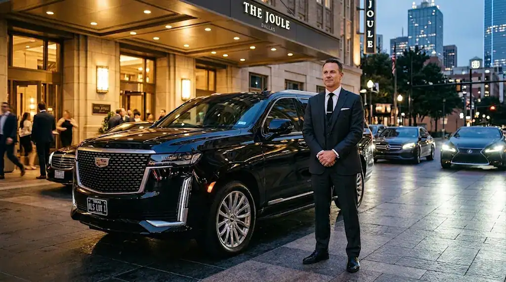 Crown Concierge executive car service in Uptown and Downtown Dallas, TX